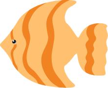 Animated yellow fish